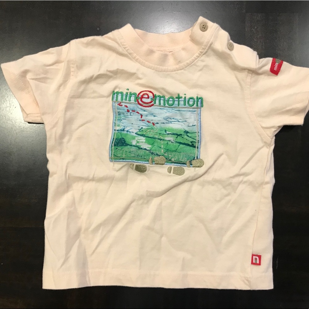 Minemotion Short Sleeve Shirt Size 9-12 Months